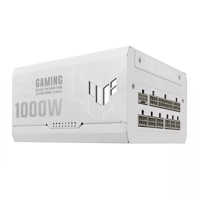 ASUS TUF Gaming 1000W Gold balta Edition barošanas bloks 20+4 pin ATX ATX