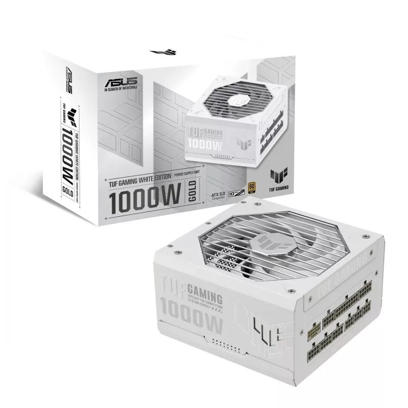 ASUS TUF Gaming 1000W Gold balta Edition barošanas bloks 20+4 pin ATX ATX