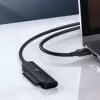 Ārējais 2,5 collu SATA III USB 3.0 korpuss UGREEN 70609 2,5 collu SATA SSD/HDD, USB-A uz SATA, 5 Gbit/s, melns