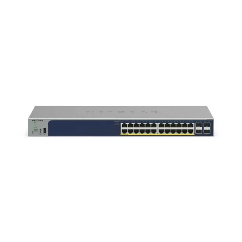 NETGEAR GS728TPP pārvaldīts L2/L3/L4 Gigabit Ethernet (10/100/1000) Power over Ethernet (PoE) pelēks
