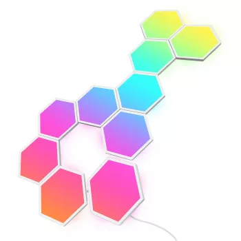 Smart panel Govee Glide Hexa Light Panels Wi-Fi balta 10 pcs