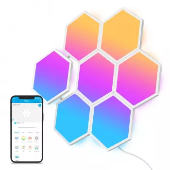 Smart panel Govee Glide Hexa Light Panels Wi-Fi balta 10 pcs