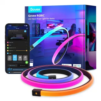 Govee H61C3 RGBIC LED lente spēļu galdam — adresējams RGBIC apgaismojums, elastīga lente