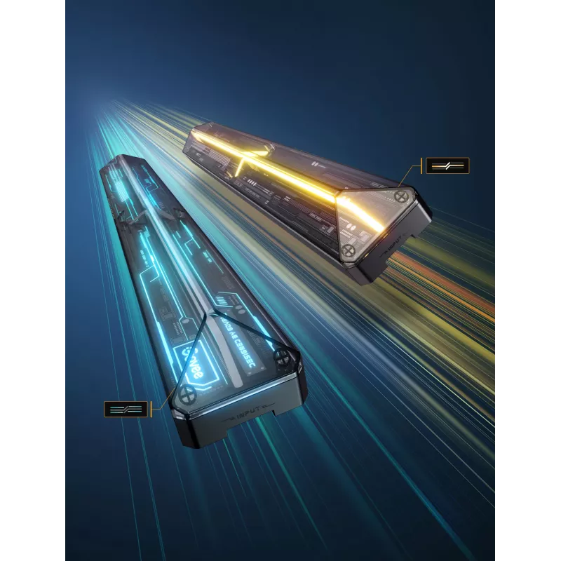 Viedā sienas gaisma Govee Gaming Wall Lights (4+1) — Wi‑Fi/Bluetooth, daudzkrāsaina, 4 gab., 370×45×30 mm