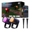 Āra prožektori Govee H7093 RGBICWW 750 lm Wi‑Fi 2.4 GHz, RGB un silti balta