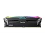 LEXAR galddatora atmiņa - DDR5 Ares 2x 16 GB 6400 CL32 1,4 V ar dzesētāju un RGB apgaismojumu - Divu moduļu komplekts, melns