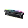 LEXAR galddatora atmiņa - DDR5 Ares 2x 16 GB 6400 CL32 1,4 V ar dzesētāju un RGB apgaismojumu - Divu moduļu komplekts, melns