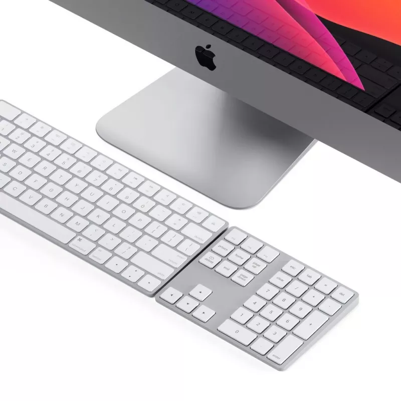 Numeriskā tastatūra Satechi ST-XLABKS — Bluetooth, 33 taustiņi, sudrabota, 124,7 g