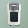 Leitz IQ OptiMax Home Office 225 mikro griezuma papīra smalcinātājs, drošības līmenis P5, 15 L, balts