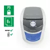 Leitz IQ OptiMax Small Office 350 Micro Cut papīra smalcinātājs, drošības līmenis P5, 22L - Balts