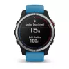 Viedpulkstenis GARMIN quatix 7 Blue — 47 mm CFRP korpuss, 1,3 collu MIP skārienekrāns, 10 ATM, Bluetooth/Wi‑Fi/NFC