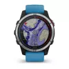 Viedpulkstenis GARMIN quatix 7 Blue — 47 mm CFRP korpuss, 1,3 collu MIP skārienekrāns, 10 ATM, Bluetooth/Wi‑Fi/NFC
