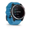 Viedpulkstenis GARMIN quatix 7 Blue — 47 mm CFRP korpuss, 1,3 collu MIP skārienekrāns, 10 ATM, Bluetooth/Wi‑Fi/NFC