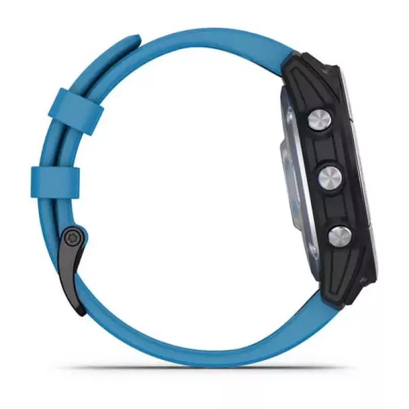 Viedpulkstenis GARMIN quatix 7 Blue — 47 mm CFRP korpuss, 1,3 collu MIP skārienekrāns, 10 ATM, Bluetooth/Wi‑Fi/NFC