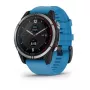Viedpulkstenis GARMIN quatix 7 Blue — 47 mm CFRP korpuss, 1,3 collu MIP skārienekrāns, 10 ATM, Bluetooth/Wi‑Fi/NFC