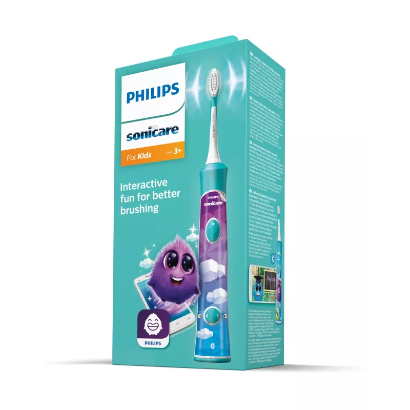 Philips Sonicare For Kids for Kids Connected HX6322/04 Uzlādējama skaņas elektriskā zobu birste