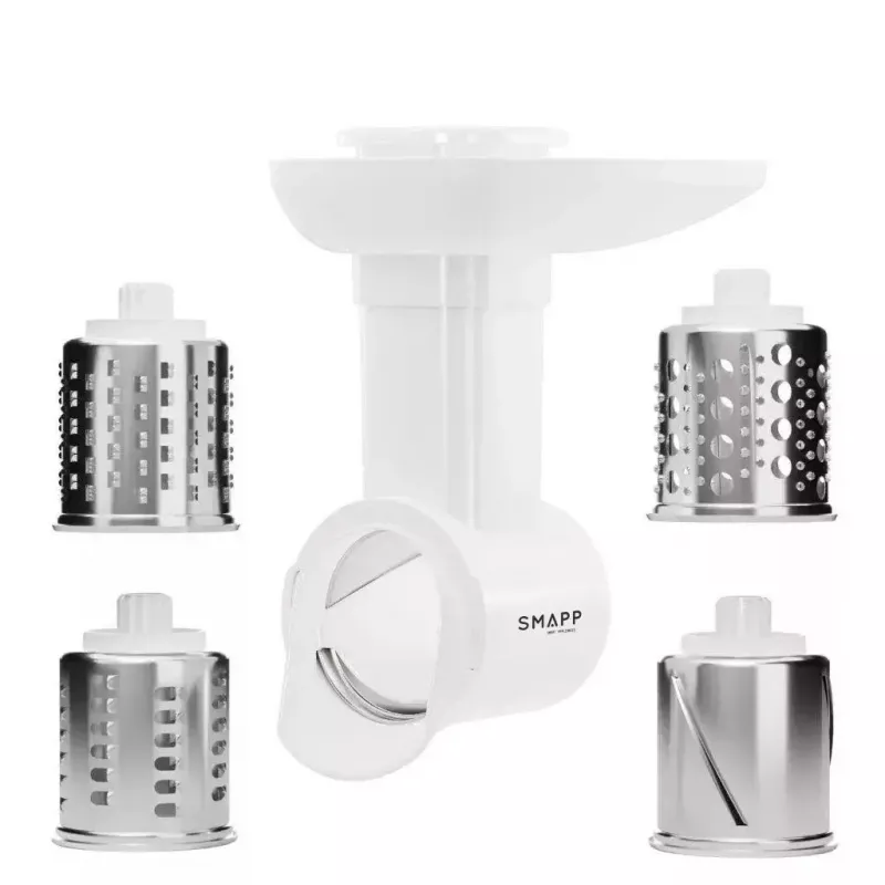 Elektriskā gaļas mašīna SMAPP 489.81, 2000 W, 3 sieti (2,7–8 mm), balta