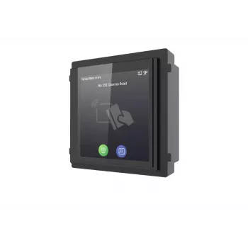 Displejs Hikvision DS-KD-TDM 100 mm x 100 mm 12 V 4 W melns