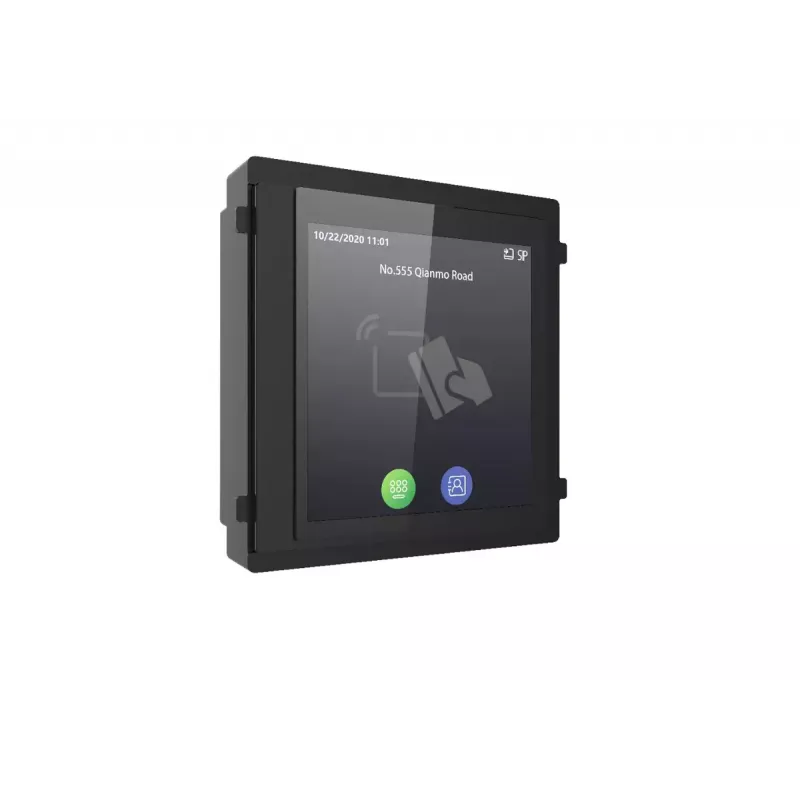 Displejs Hikvision DS-KD-TDM 100 mm x 100 mm 12 V 4 W melns