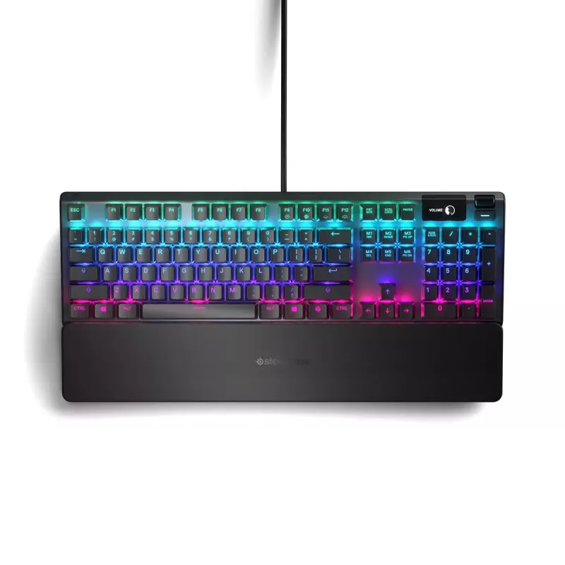 tastatūra Steelseries Apex 5 Gaming USB Melns