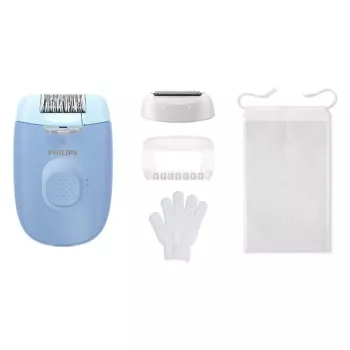 Epilators Philips BRE247/00 Series 4000 — 2 jaudas līmeņi, skuveklis, masāža, zils