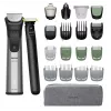 Philips All-in-One Trimmer 9000 Series MG9557/15 20-in-1 trimmeris, sudraba krāsā, 120 min akumulatora darbības laiks