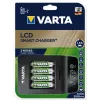 VARTA LCD Smart Charger+ ar 4 AA baterijām 2100mAh
