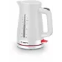 Elektriskā tējkanna Bosch TWK3M121 — 1,7 L, 2400 W, balta, plastmasas korpuss