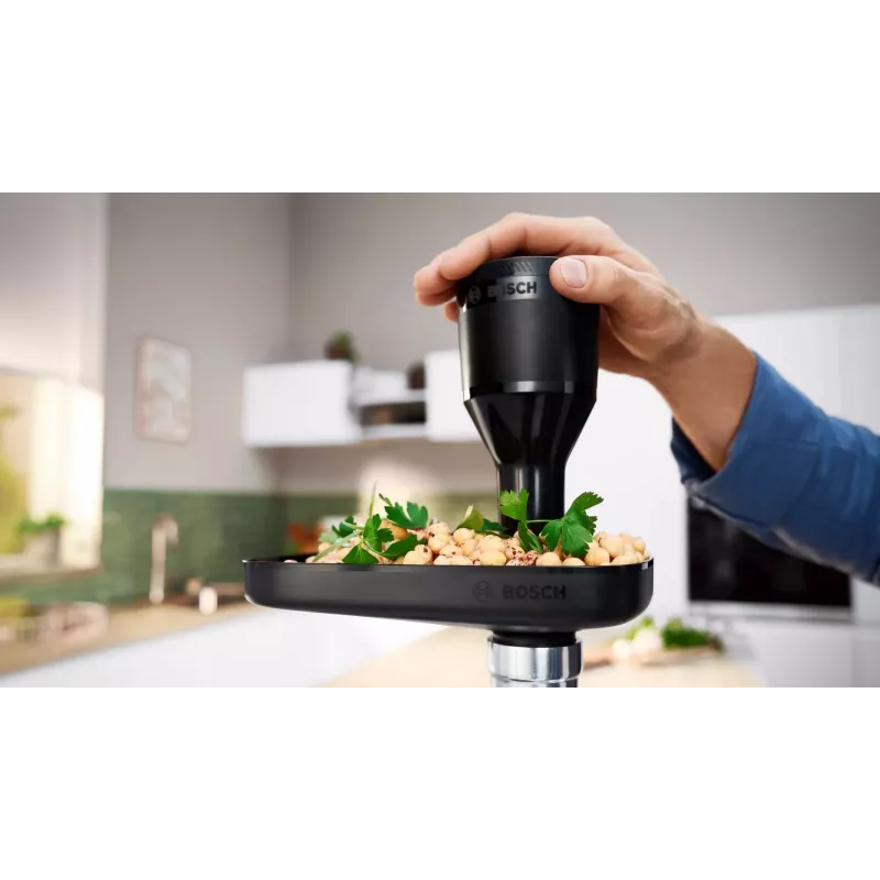 Gaļas maļamā mašīna Bosch Serie 4 MFWS450B 500 W, 2.5 kg/min, 2 ātrumi, melna