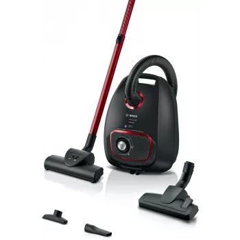 Velkamais putekļsūcējs Bosch Serie 4 BGB41POW1 — 850 W, 4 L putekļu maiss, HEPA13, teleskopiska metāla caurule