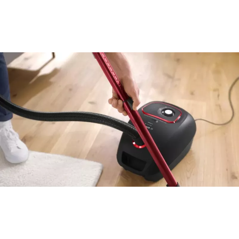 Velkamais putekļsūcējs Bosch Serie 4 BGB41POW1 — 850 W, 4 L putekļu maiss, HEPA13, teleskopiska metāla caurule
