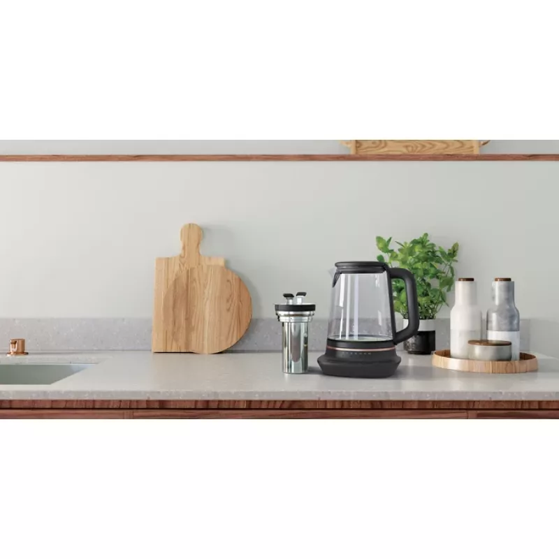 Electrolux E7GK1-8BP elektriskā tējkanna 1.7 L 2000 W Melna, Vara krāsā