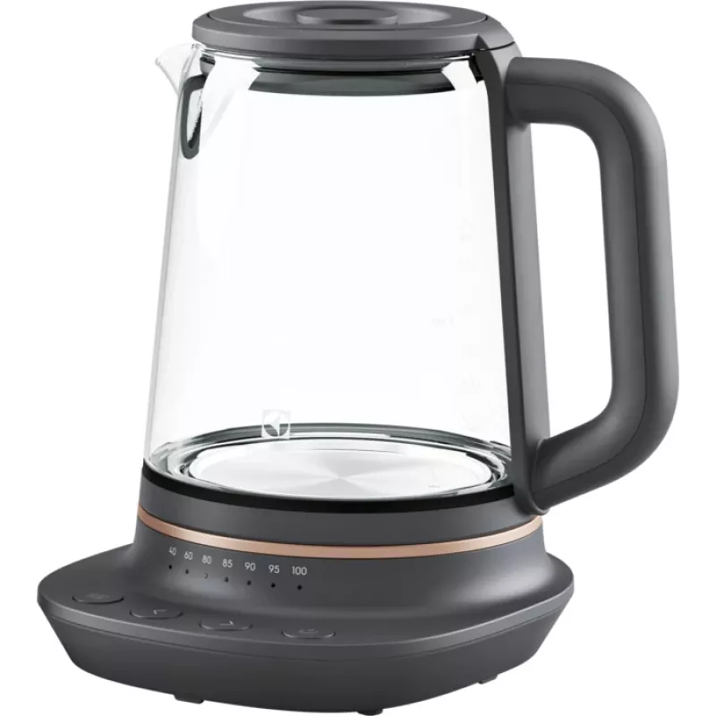 Electrolux E7GK1-8BP elektriskā tējkanna 1.7 L 2000 W Melna, Vara krāsā
