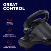 Trust GXT 289 Movi Melns USB stūre + pedāļi Nintendo Switch, PlayStation 4, Xbox One S, Xbox One X, Xbox Series S, Xbox Series X