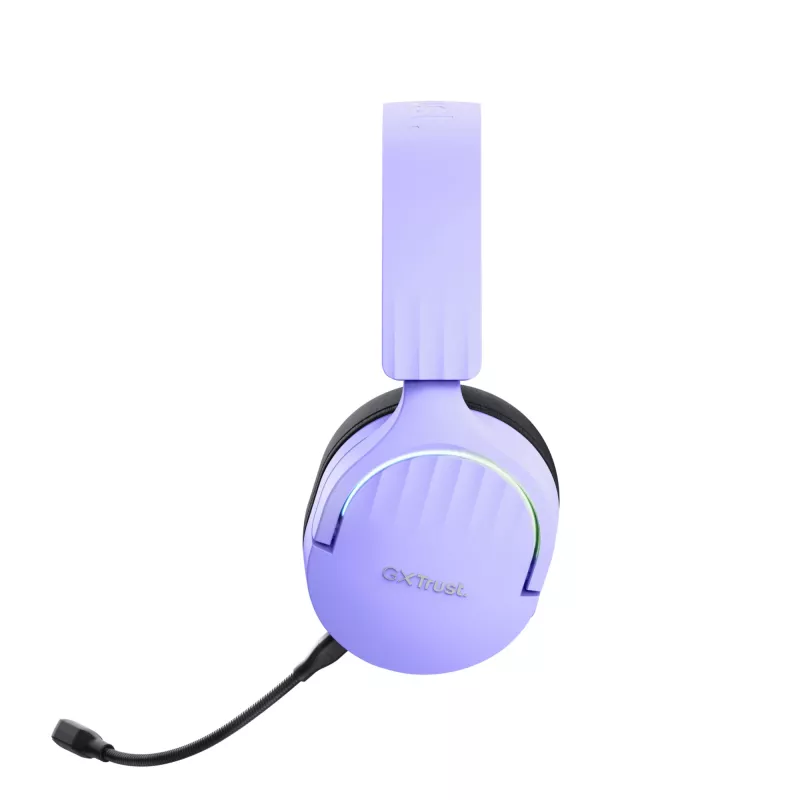 Trust GXT 491P FAYZO austiņas Vadu un bezvadu galvas saite Gaming USB Type-A Bluetooth Melns, violets
