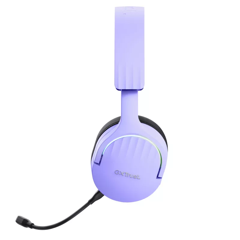 Trust GXT 491P FAYZO austiņas Vadu un bezvadu galvas saite Gaming USB Type-A Bluetooth Melns, violets