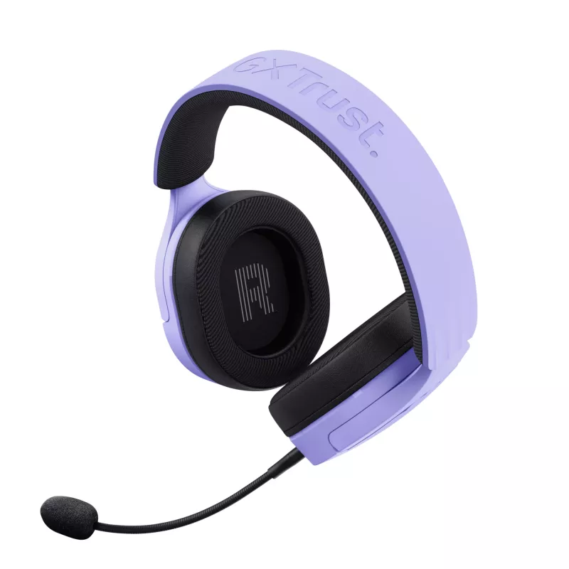 Trust GXT 491P FAYZO austiņas Vadu un bezvadu galvas saite Gaming USB Type-A Bluetooth Melns, violets