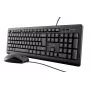 Trust Primo tastatūra ar peli, universāla, USB, QWERTY, US English, melna