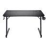Taisnstūra galds TRUST GXT 709 LUMINUS melns 1200x600x740 mm