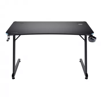 Taisnstūra galds TRUST GXT 709 LUMINUS melns 1200x600x740 mm