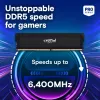 MICRON / CRUCIAL atmiņa - Crucial Pro - DDR5-6000 UDIMM - OC Gaming - 64GB komplekts (32GBx2) - Melns