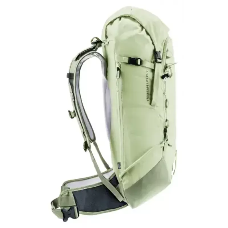 Deuter Freescape Lite 24 L bezrāmja slēpošanas mugursoma, laima krāsā