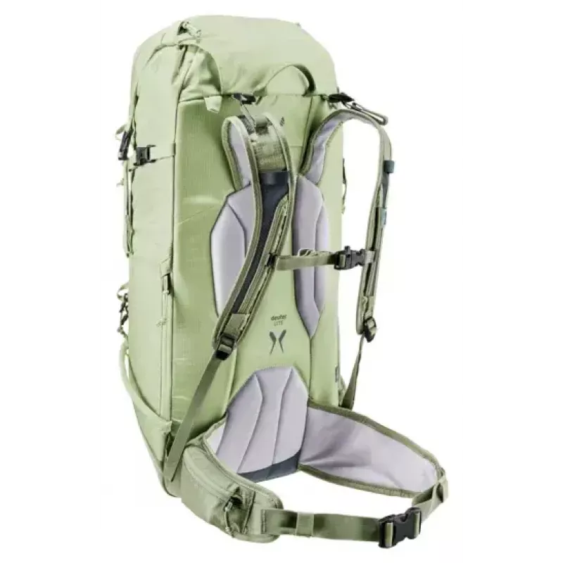Deuter Freescape Lite 24 L bezrāmja slēpošanas mugursoma, laima krāsā