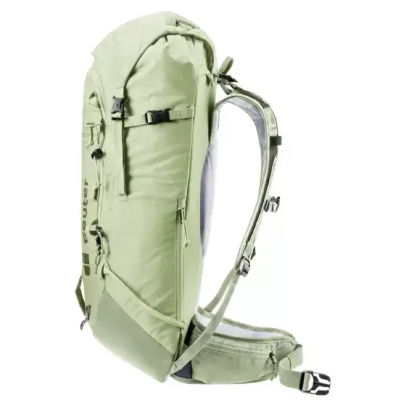 Deuter Freescape Lite 24 L bezrāmja slēpošanas mugursoma, laima krāsā