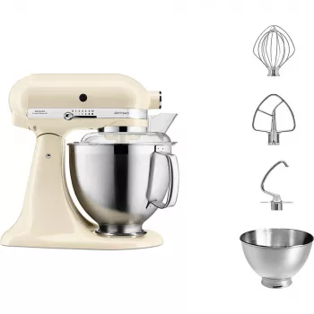 KitchenAid Artisan 5KSM185PS virtuves kombains 300 W 4,8 L Cream