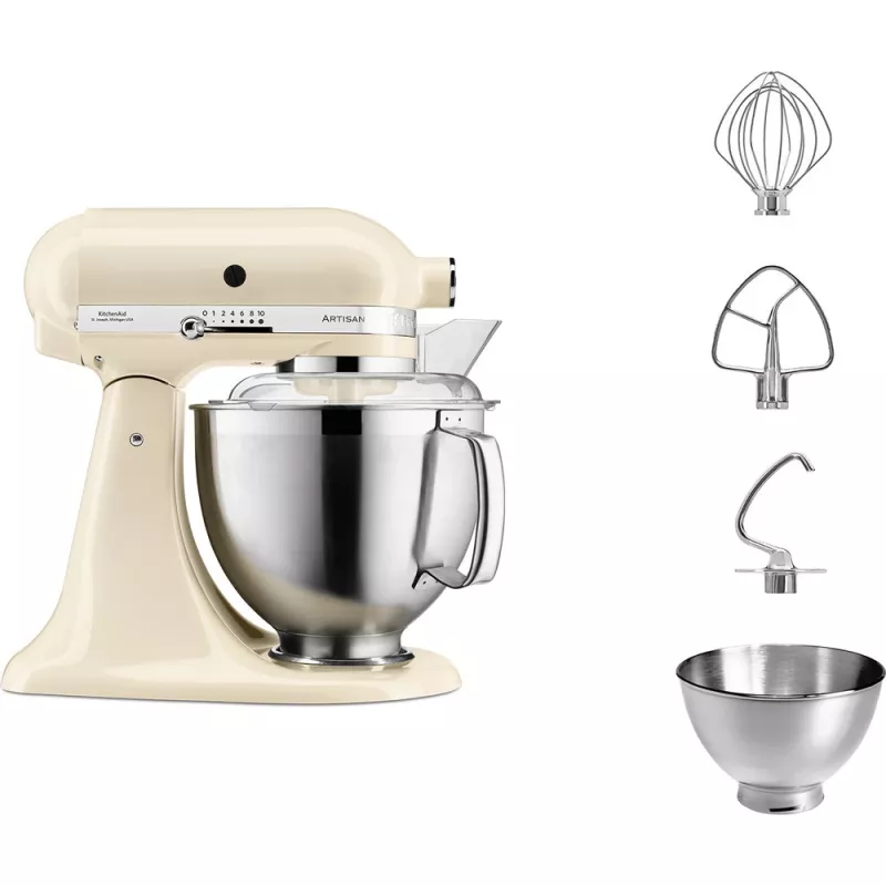 KitchenAid Artisan 5KSM185PS virtuves kombains 300 W 4,8 L Cream