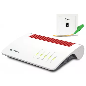 Box 5590 Fiber bezvadu maršrutētājs Gigabit Ethernet Divjoslu (2.4 GHz / 5 GHz) Balts