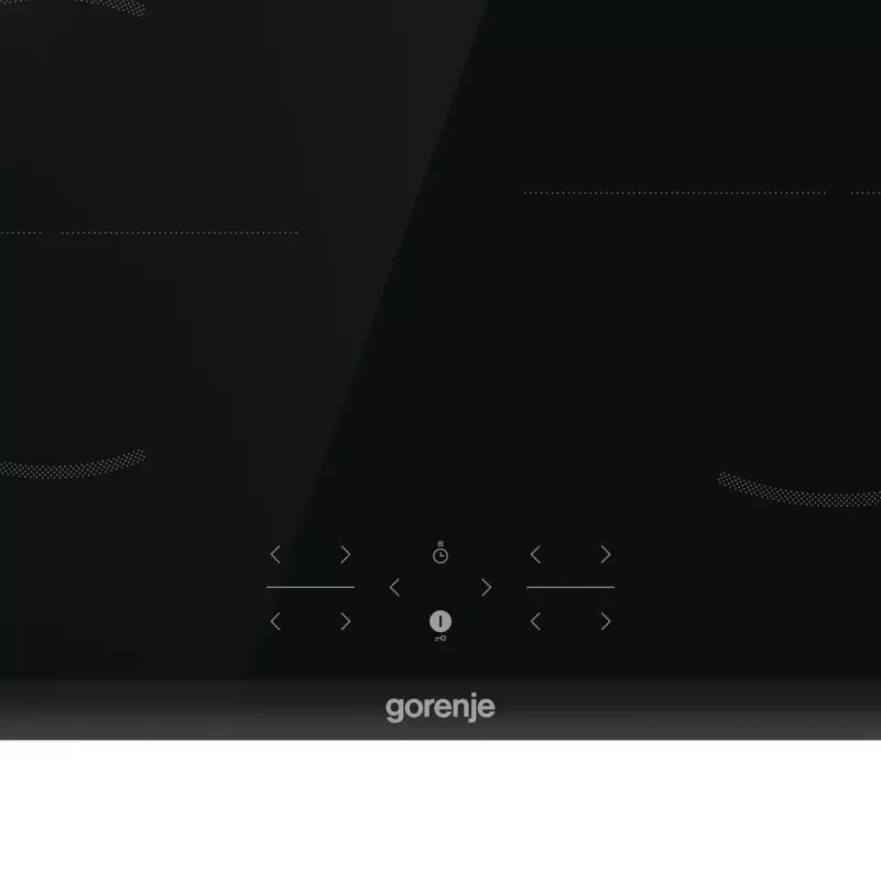 Indukcijas plīts Gorenje GI6401BCE — iebūvējama 59,5 cm, 4 zonu stikla keramika, skārienvadība, 220–240 V