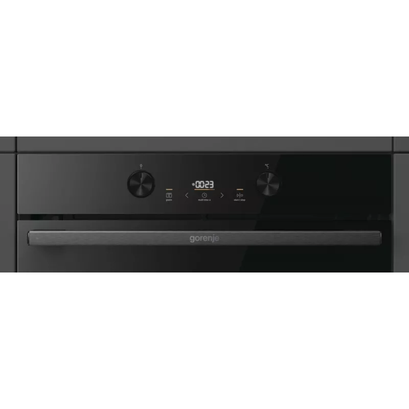 Iebūvējamā elektriskā cepeškrāsns Gorenje G400 BPS6737E04DBG, 77 L, 3500 W, skārienvadība, pirolītiskā, melna