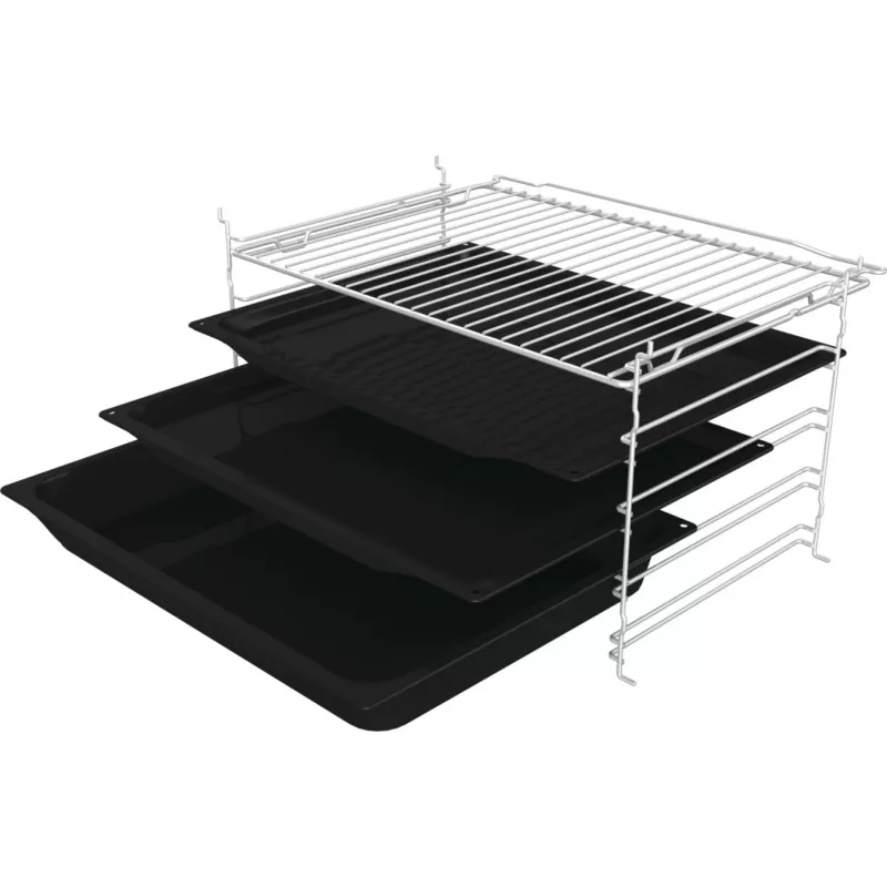 Iebūvējamā elektriskā cepeškrāsns Gorenje G400 BPS6737E04DBG, 77 L, 3500 W, skārienvadība, pirolītiskā, melna